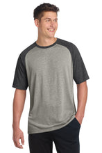 Sport-Tek ?? PosiCharge ?? Tri-Blend Wicking Raglan Tee. ST400