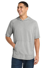 Sport-Tek ?? PosiCharge ?? Tri-Blend Wicking Short Sleeve Hoodie. ST404