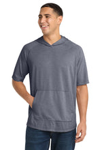 Sport-Tek ?? PosiCharge ?? Tri-Blend Wicking Short Sleeve Hoodie. ST404