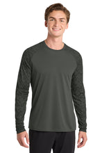 Sport-Tek ?? Long Sleeve Digi Camo Tee. ST460LS