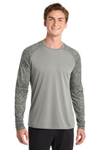 Sport-Tek ?? Long Sleeve Digi Camo Tee. ST460LS