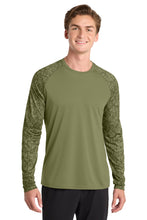Sport-Tek ?? Long Sleeve Digi Camo Tee. ST460LS
