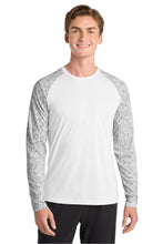 Sport-Tek ?? Long Sleeve Digi Camo Tee. ST460LS