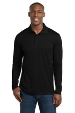 Sport-Tek ?? PosiCharge ?? RacerMesh ?? Long Sleeve Polo. ST640LS