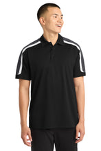 Sport-Tek?? Tricolor Shoulder Micropique Sport-Wick?? Polo. ST658