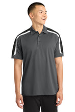 Sport-Tek?? Tricolor Shoulder Micropique Sport-Wick?? Polo. ST658