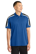 Sport-Tek?? Tricolor Shoulder Micropique Sport-Wick?? Polo. ST658