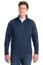 Sport-Tek?? Sport-Wick?? Stretch 1/4-Zip Colorblock Pullover. ST851