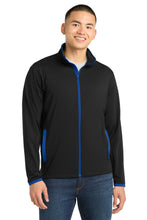 Sport-Tek?? Sport-Wick?? Stretch Contrast Full-Zip Jacket.  ST853