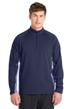 Sport-Tek?? Sport-Wick?? Stretch Contrast 1/4-Zip Pullover. ST854