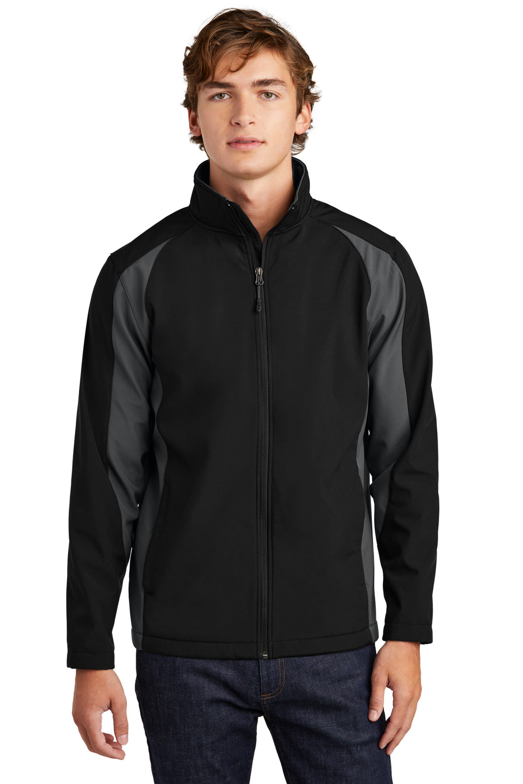 Sport-Tek? Colorblock Soft Shell Jacket. ST970