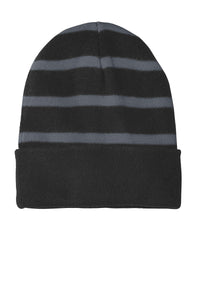Sport-Tek? Striped Beanie with Solid Band. STC31