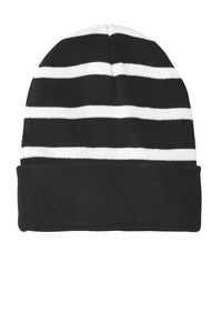 Sport-Tek? Striped Beanie with Solid Band. STC31