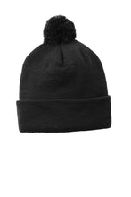 Sport-Tek ?? Solid Pom Pom Beanie. STC37