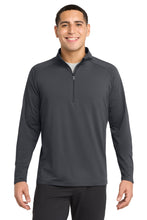 Sport-Tek?? Tall Sport-Wick?? Stretch 1/4-Zip Pullover. TST850