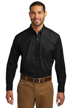 Port Authority?? Tall Long Sleeve Carefree Poplin Shirt. TW100