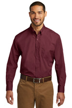Port Authority?? Long Sleeve Carefree Poplin Shirt. W100