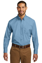 Port Authority?? Long Sleeve Carefree Poplin Shirt. W100