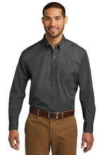 Port Authority?? Long Sleeve Carefree Poplin Shirt. W100