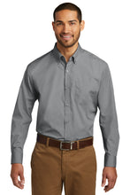 Port Authority?? Long Sleeve Carefree Poplin Shirt. W100