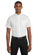 Port Authority?? Short Sleeve Carefree Poplin Shirt. W101