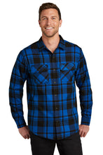 Port Authority?? Plaid Flannel Shirt. W668