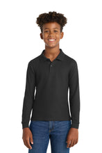 Port Authority?? Youth Long Sleeve Silk Touchƒ?› Polo.  Y500LS