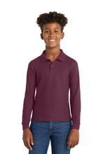 Port Authority?? Youth Long Sleeve Silk Touchƒ?› Polo.  Y500LS