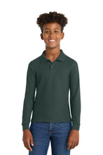 Port Authority?? Youth Long Sleeve Silk Touchƒ?› Polo.  Y500LS