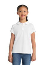 Port Authority?? Girls Silk Touchƒ?› Peter Pan Collar Polo. YG503