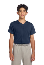 Sport-Tek?? Youth PosiCharge?? Tough Mesh Full-Button Jersey YST220