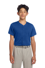 Sport-Tek?? Youth PosiCharge?? Tough Mesh Full-Button Jersey YST220