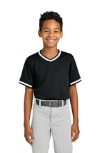 Sport-Tek?? Youth Tough Mesh V-Neck Baseball Jersey YST221