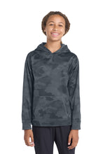 Sport-Tek?? Youth Sport-Wick?? CamoHex Fleece Hooded Pullover.  YST240