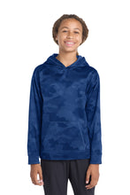 Sport-Tek?? Youth Sport-Wick?? CamoHex Fleece Hooded Pullover.  YST240
