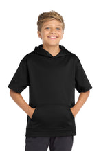 Sport-Tek ?? Youth Sport-Wick ?? Fleece Short Sleeve Hooded Pullover. YST251