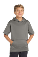 Sport-Tek ?? Youth Sport-Wick ?? Fleece Short Sleeve Hooded Pullover. YST251