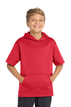 Sport-Tek ?? Youth Sport-Wick ?? Fleece Short Sleeve Hooded Pullover. YST251