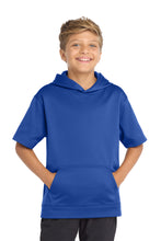 Sport-Tek ?? Youth Sport-Wick ?? Fleece Short Sleeve Hooded Pullover. YST251