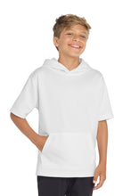 Sport-Tek ?? Youth Sport-Wick ?? Fleece Short Sleeve Hooded Pullover. YST251