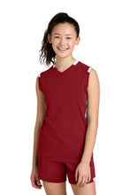 Sport-Tek?? Youth Club Sleeveless V-Neck YST441