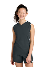 Sport-Tek?? Youth Club Sleeveless V-Neck YST441