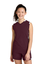 Sport-Tek?? Youth Club Sleeveless V-Neck YST441