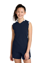 Sport-Tek?? Youth Club Sleeveless V-Neck YST441