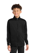 Sport-Tek ?? Youth Tricot Sleeve Stripe Track Jacket. YST94