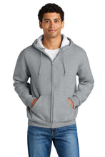 Jerzees Ruggedƒ?› Unisex Full-Zip Hooded Sweatshirt Z12M